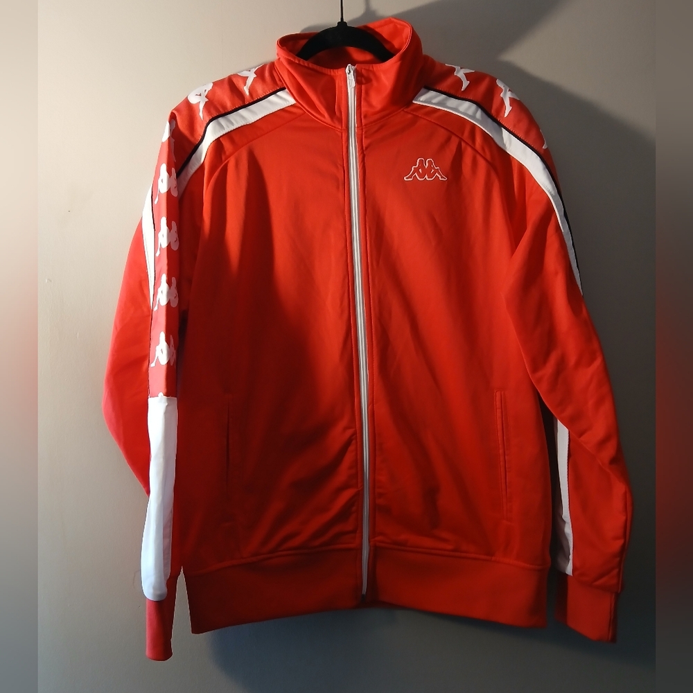 Kappa Banda Anniston Jacket Kappa Red Track Jacket Kappa Size M